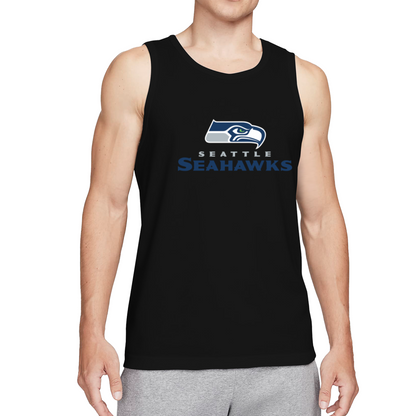 Seattle Seahawks NFL Football Team Logo Sport Fan Men Tank