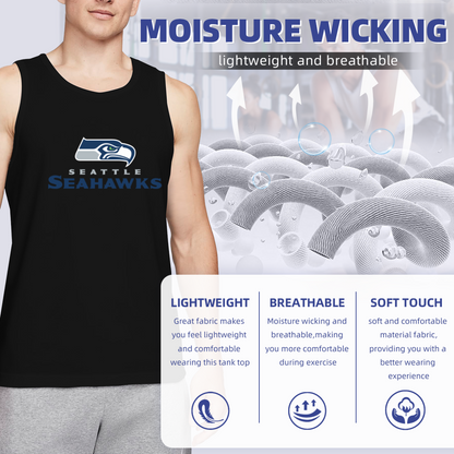 Seattle Seahawks NFL Football Team Logo Sport Fan Men Tank