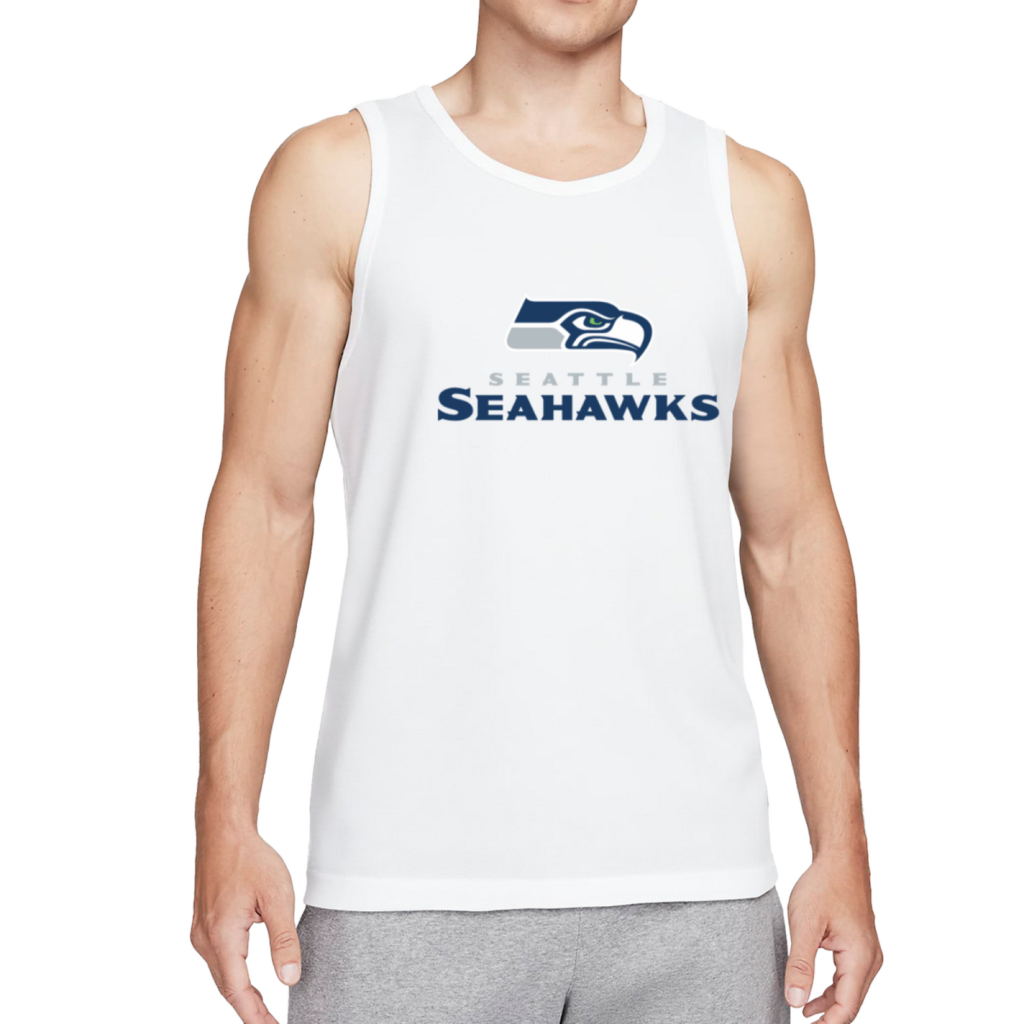 Seattle Seahawks NFL Football Team Logo Sport Fan Men Tank