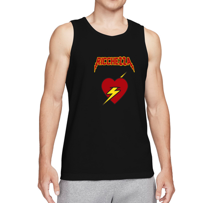 Ricchezza Lightning Heart Rock Style Tank Top
