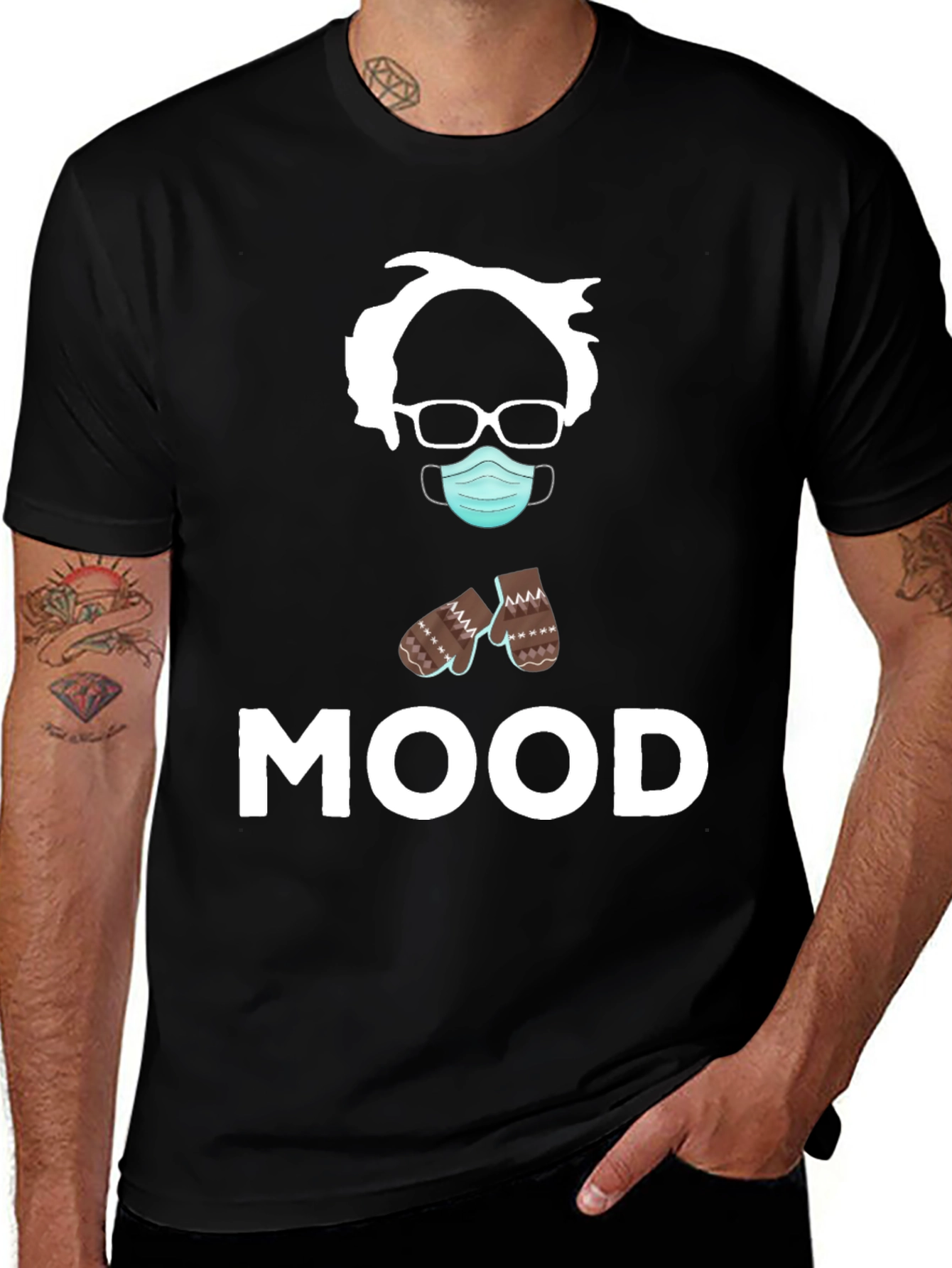 Bernie Sanders MOOD T-Shirt - Funny Meme Tee