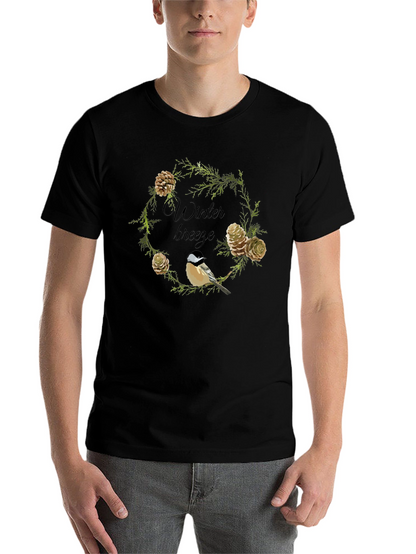 Winter Breeze Bird & Pine Cone Graphic Tee