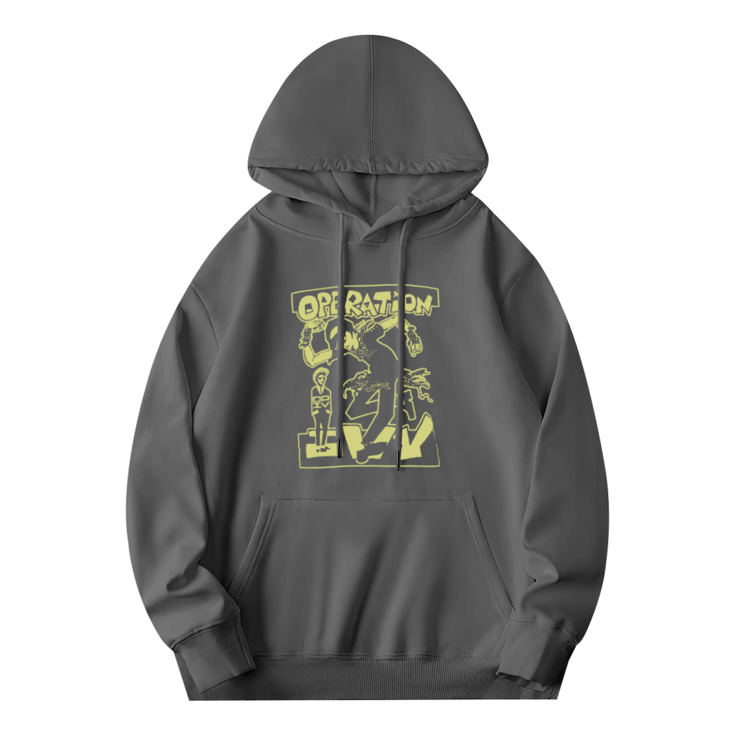 Retro Operation Ivy Punk Graphic Hoodie, Loose Street Comfort