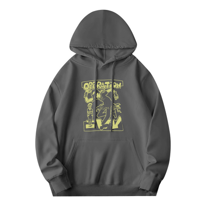Retro Operation Ivy Punk Graphic Hoodie, Loose Street Comfort