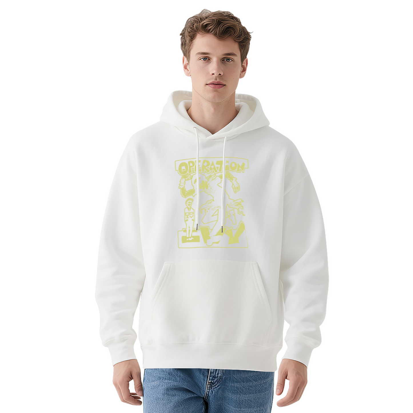 Retro Operation Ivy Punk Graphic Hoodie, Loose Street Comfort