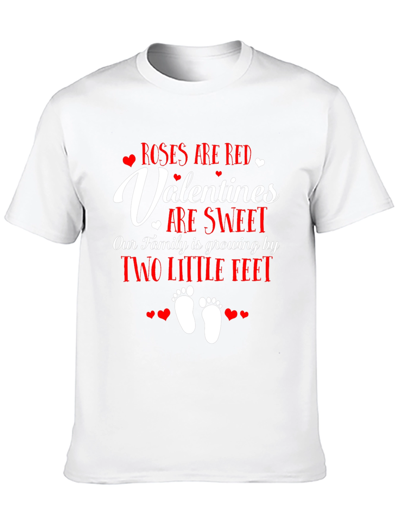 Valentines Day Pregnancy Announcement T-Shirt