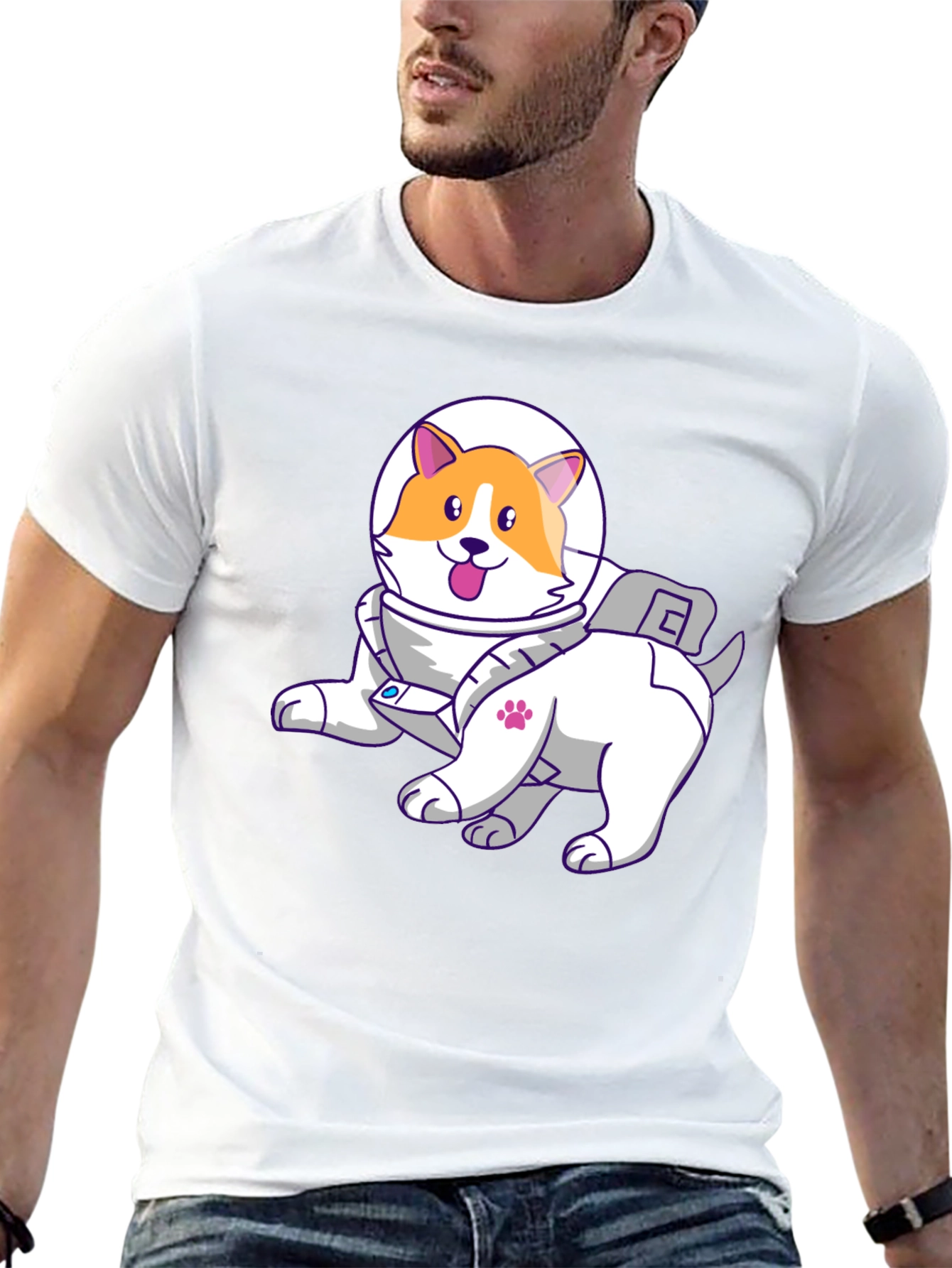 Dog Astronaut T-Shirt - Space Pup Tee