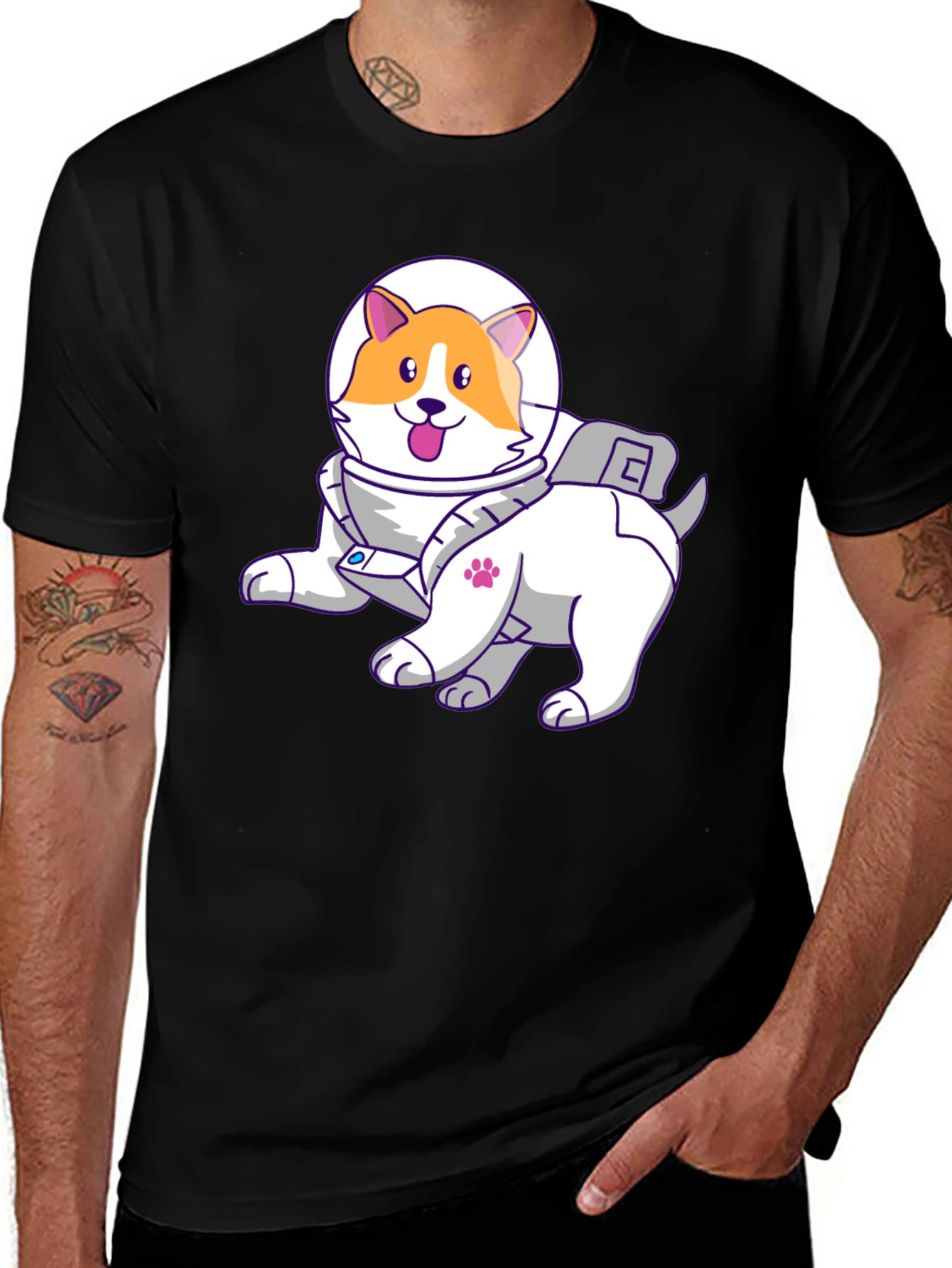 Dog Astronaut T-Shirt - Space Pup Tee