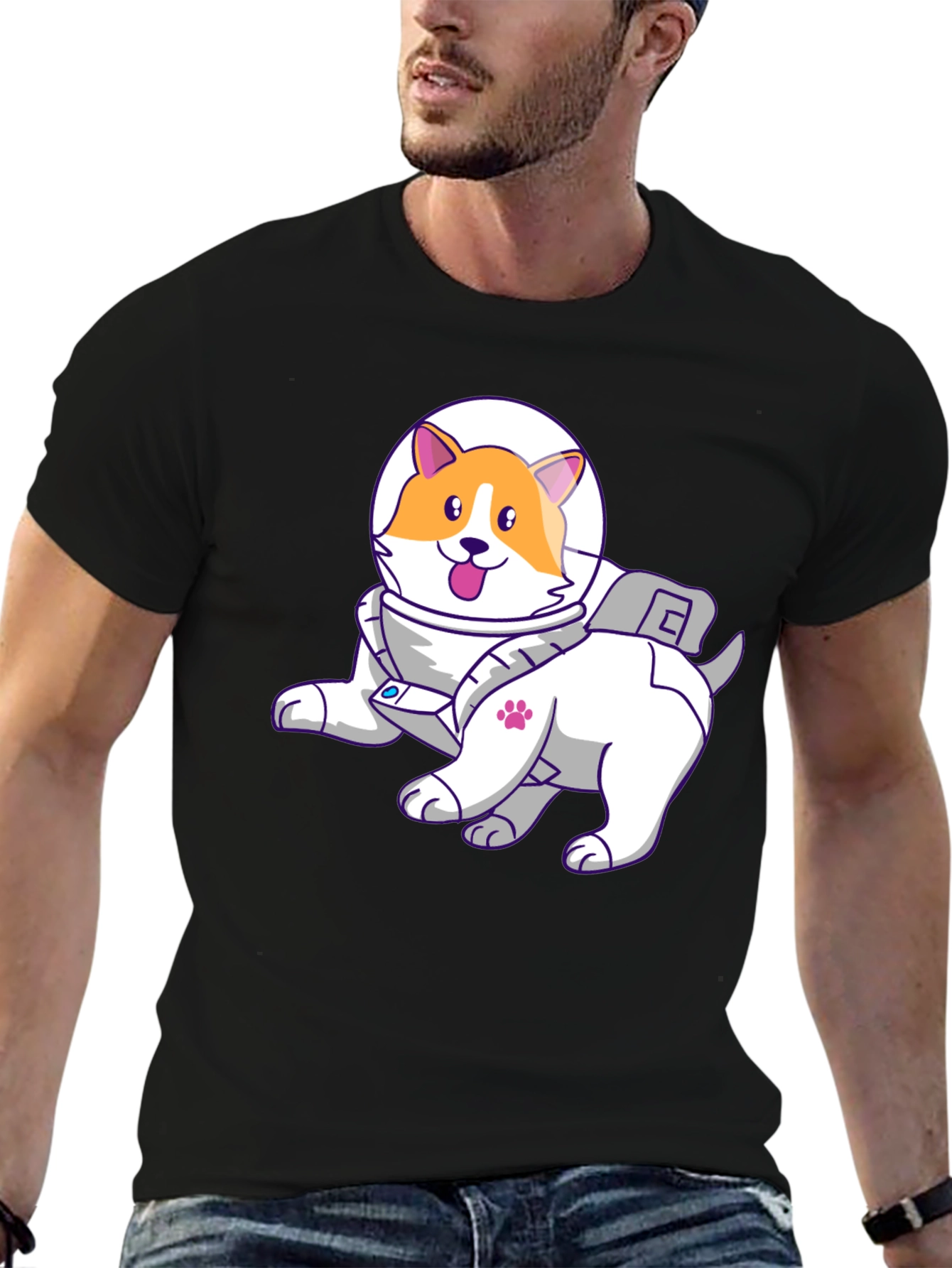Dog Astronaut T-Shirt - Space Pup Tee