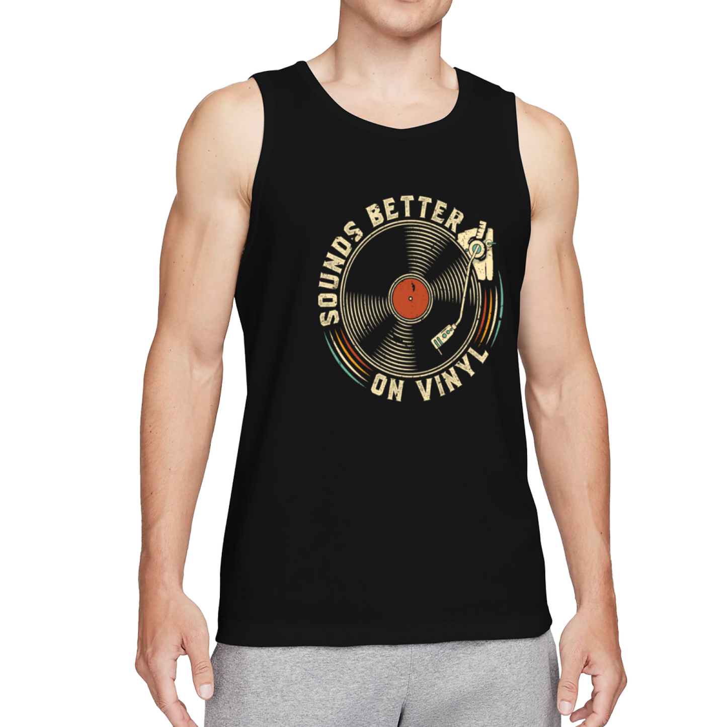 Retro Vinyl Record Sounds Better On Vinyl Music Tank