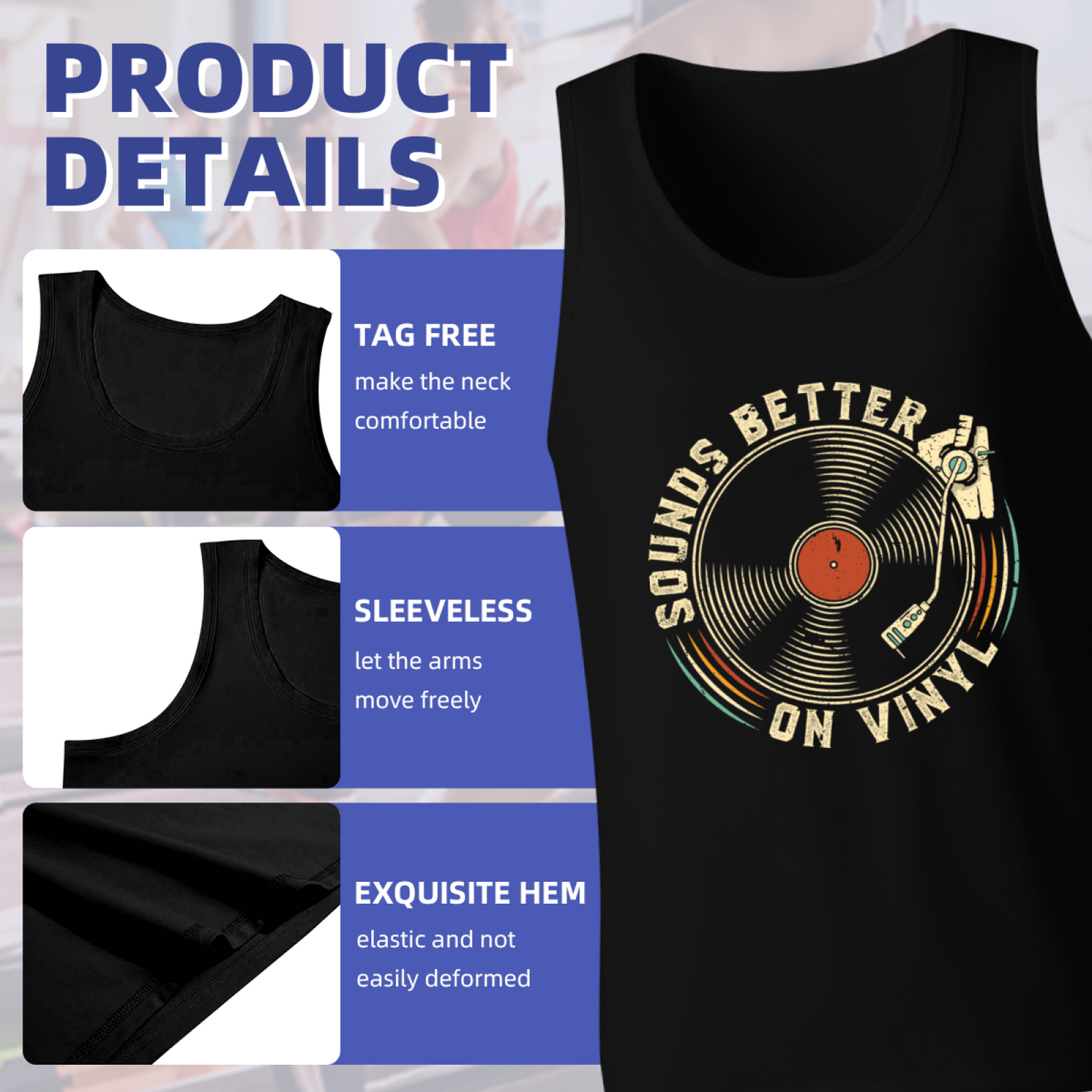 Retro Vinyl Record Sounds Better On Vinyl Music Tank
