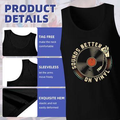 Retro Vinyl Record Sounds Better On Vinyl Music Tank