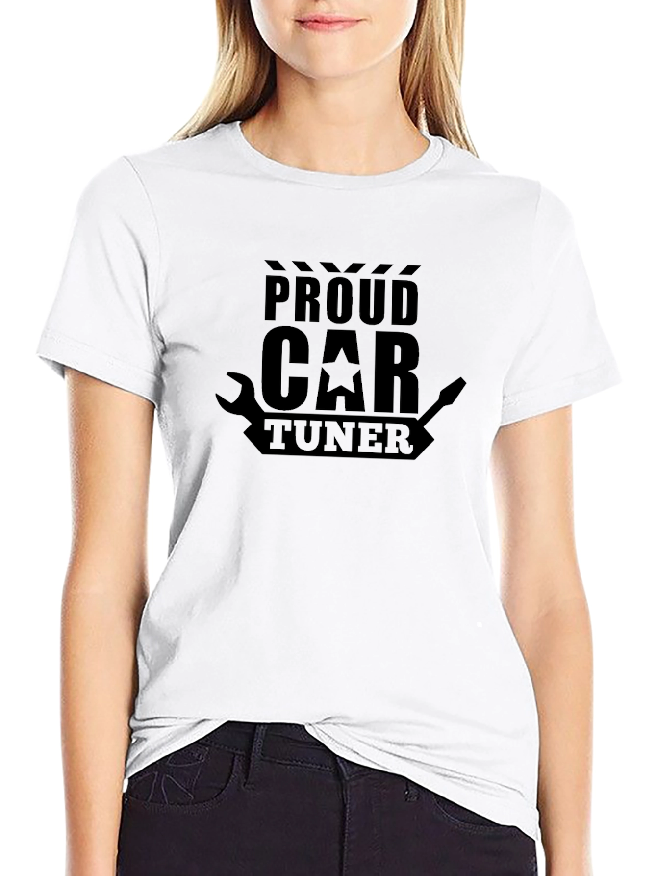 Proud Car Tuner Black T-Shirt