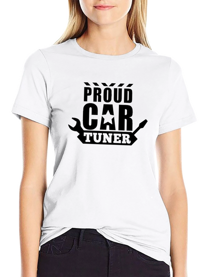 Proud Car Tuner Black T-Shirt