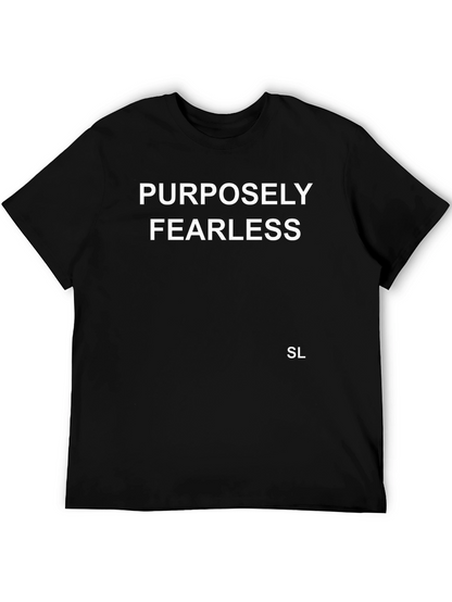 Purposely Fearless Black T-Shirt