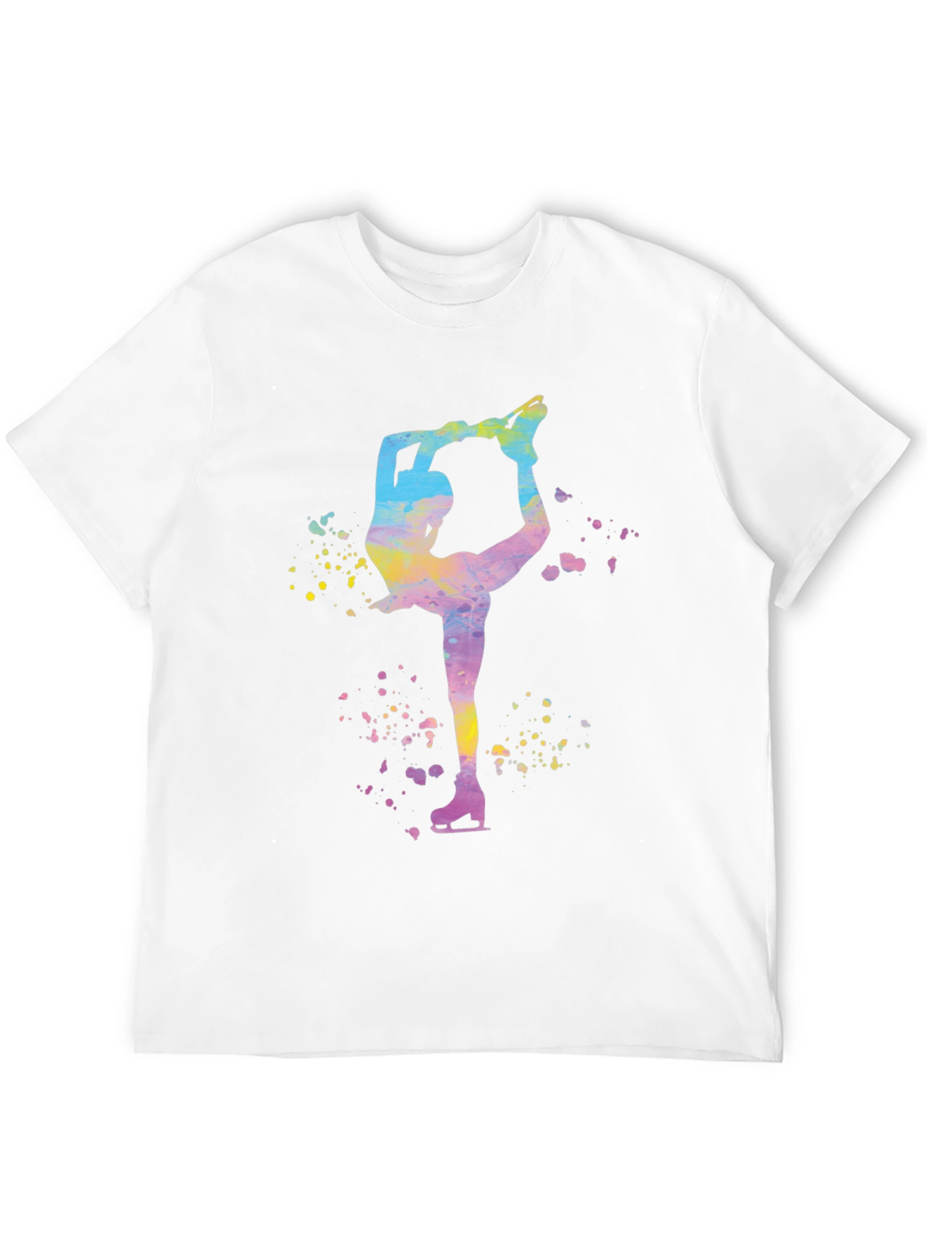 Figure Skater Graphic T-Shirt - Black