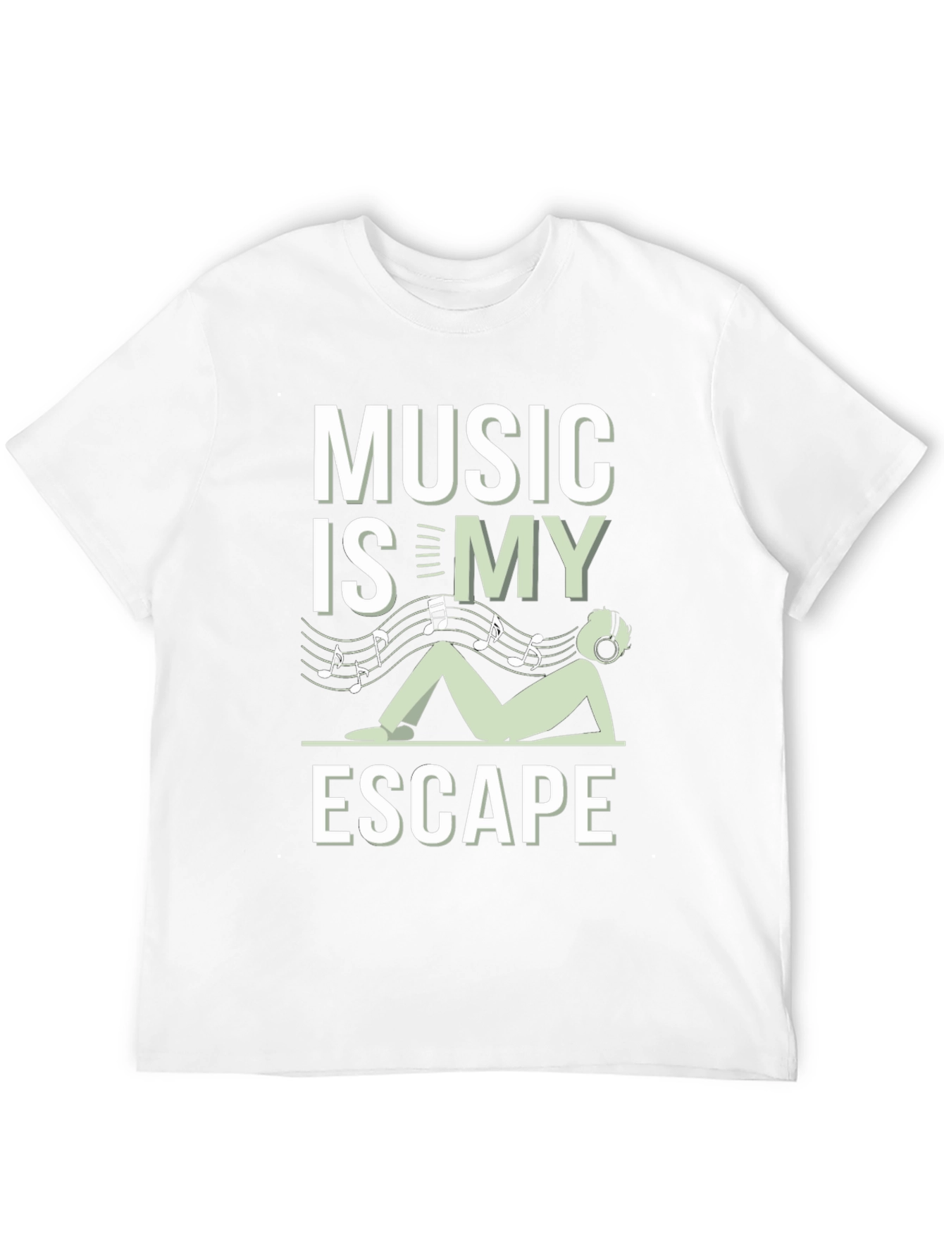 Music is My Escape T-Shirt - Relax & Enjoy!