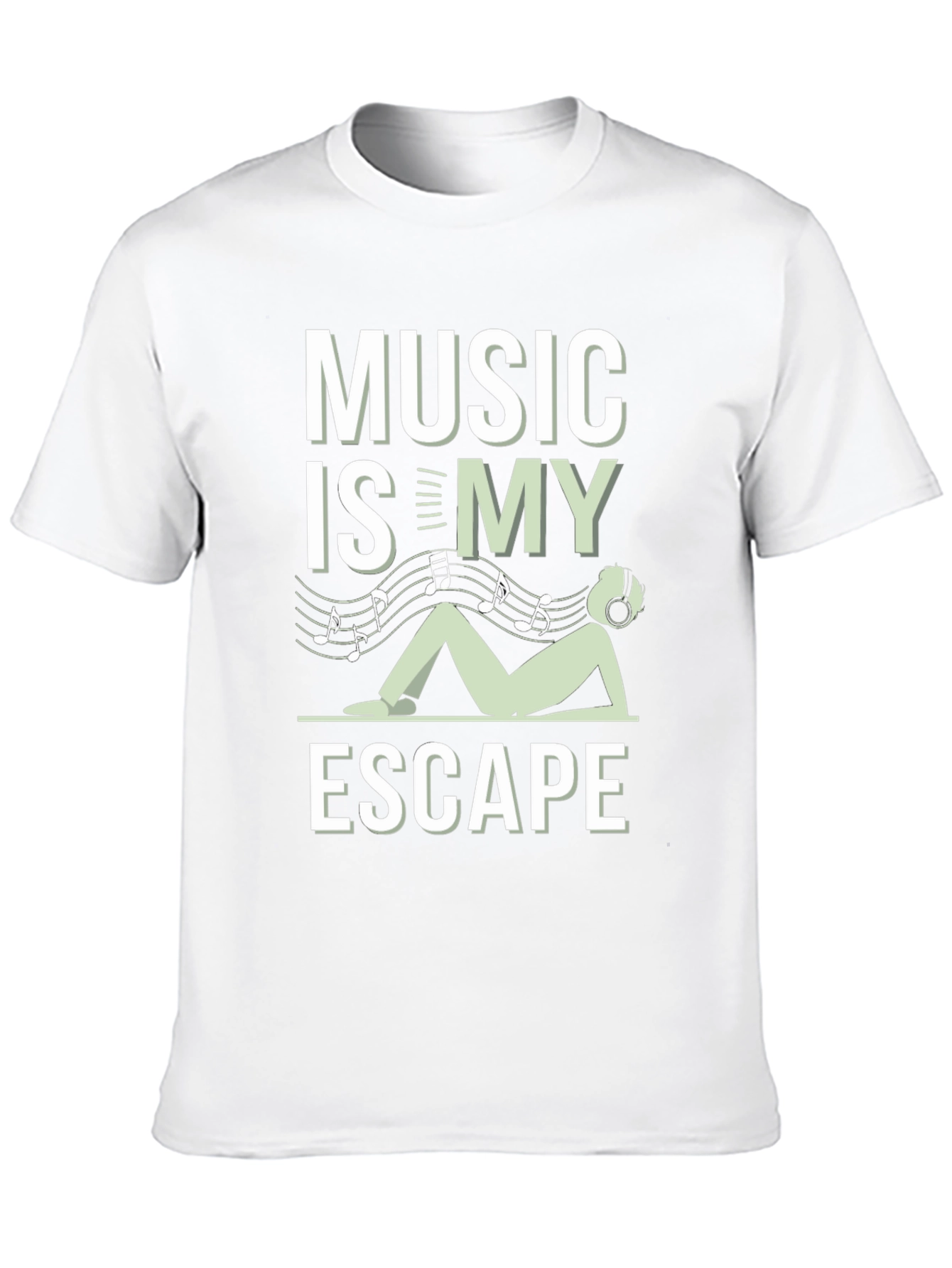 Music is My Escape T-Shirt - Relax & Enjoy!