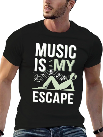 Music is My Escape T-Shirt - Relax & Enjoy!