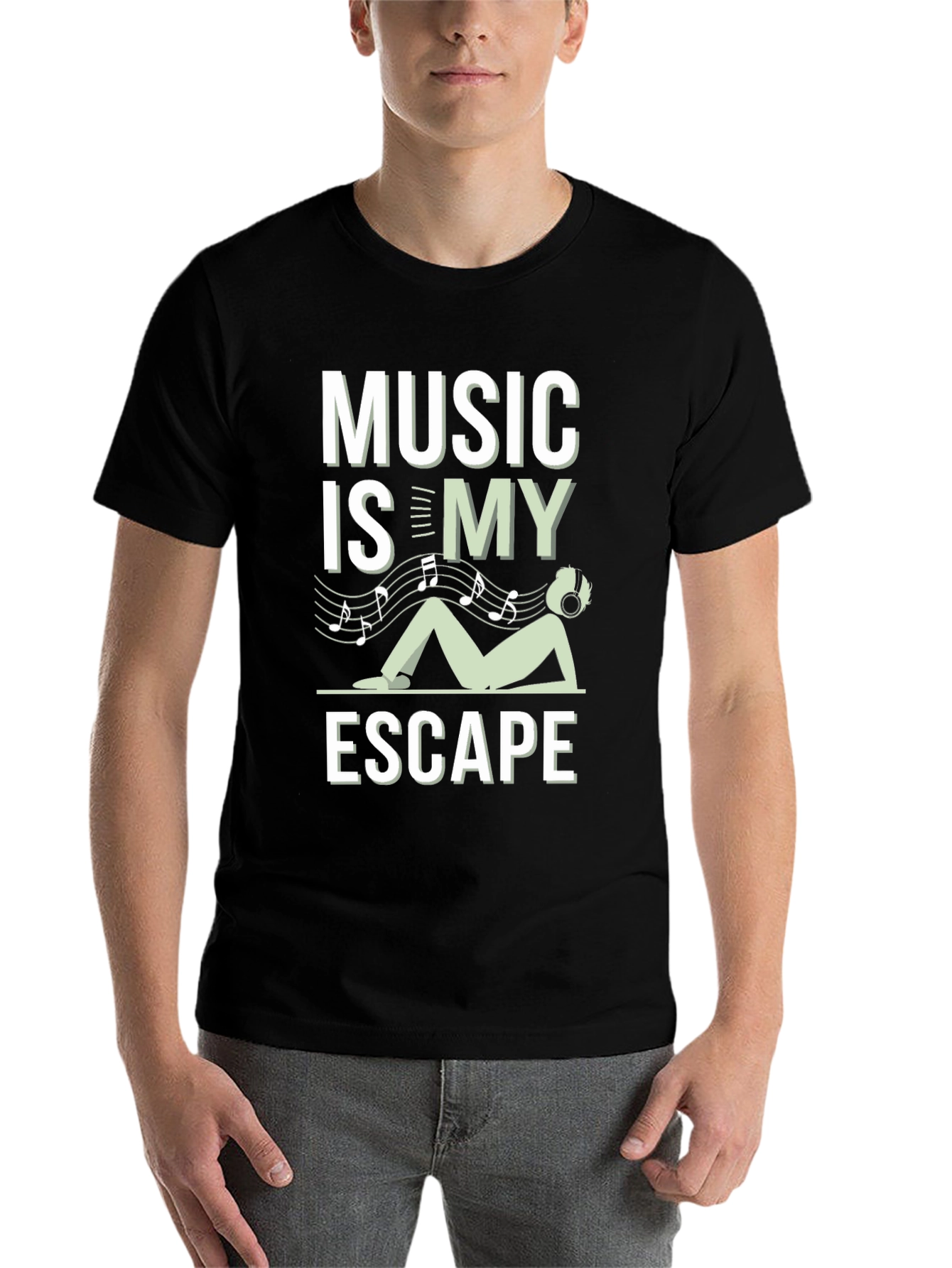 Music is My Escape T-Shirt - Relax & Enjoy!