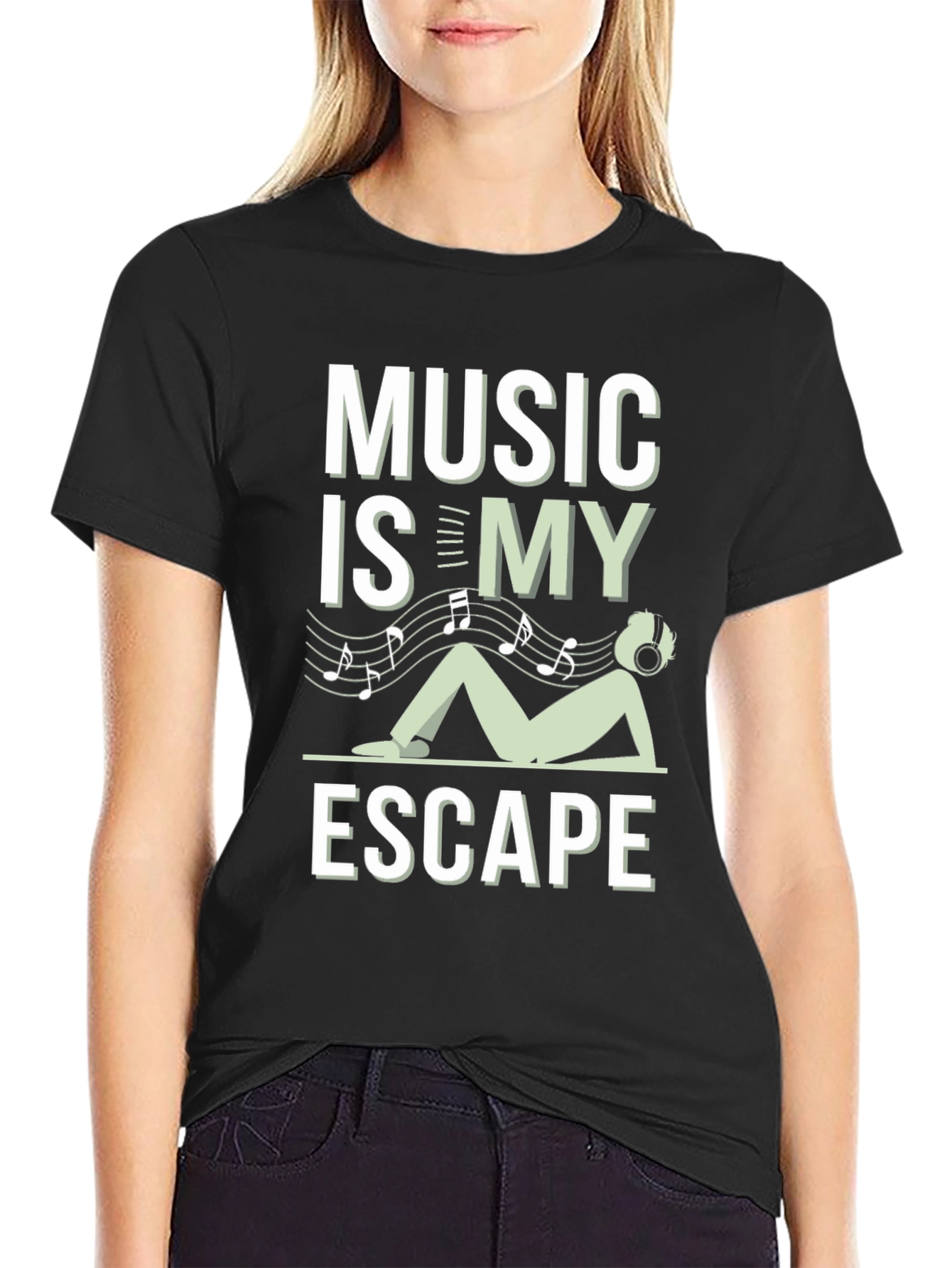 Music is My Escape T-Shirt - Relax & Enjoy!