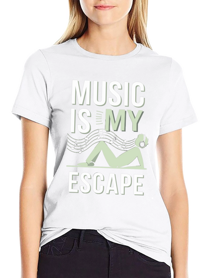 Music is My Escape T-Shirt - Relax & Enjoy!