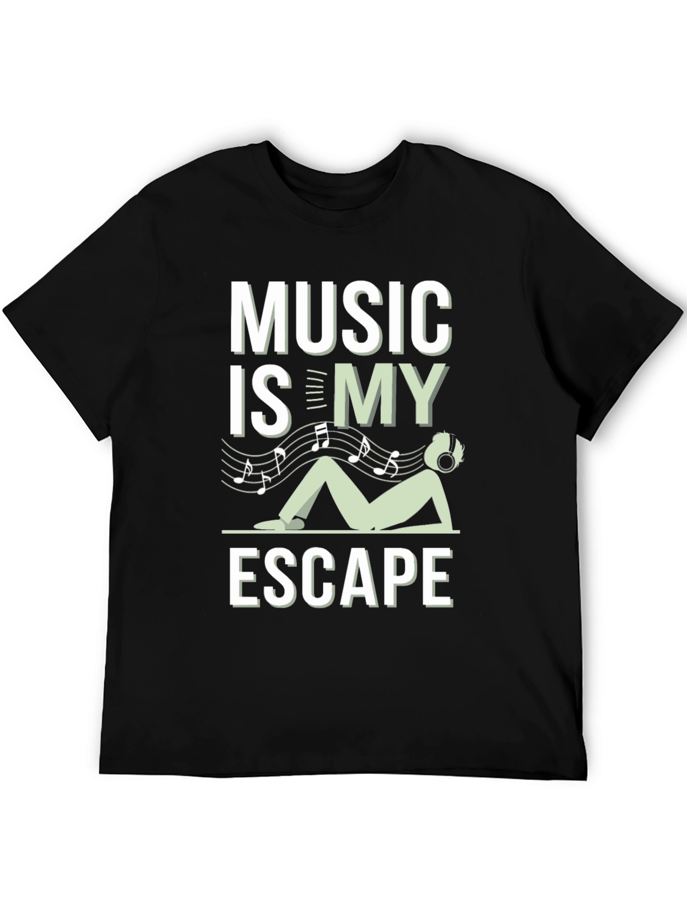 Music is My Escape T-Shirt - Relax & Enjoy!