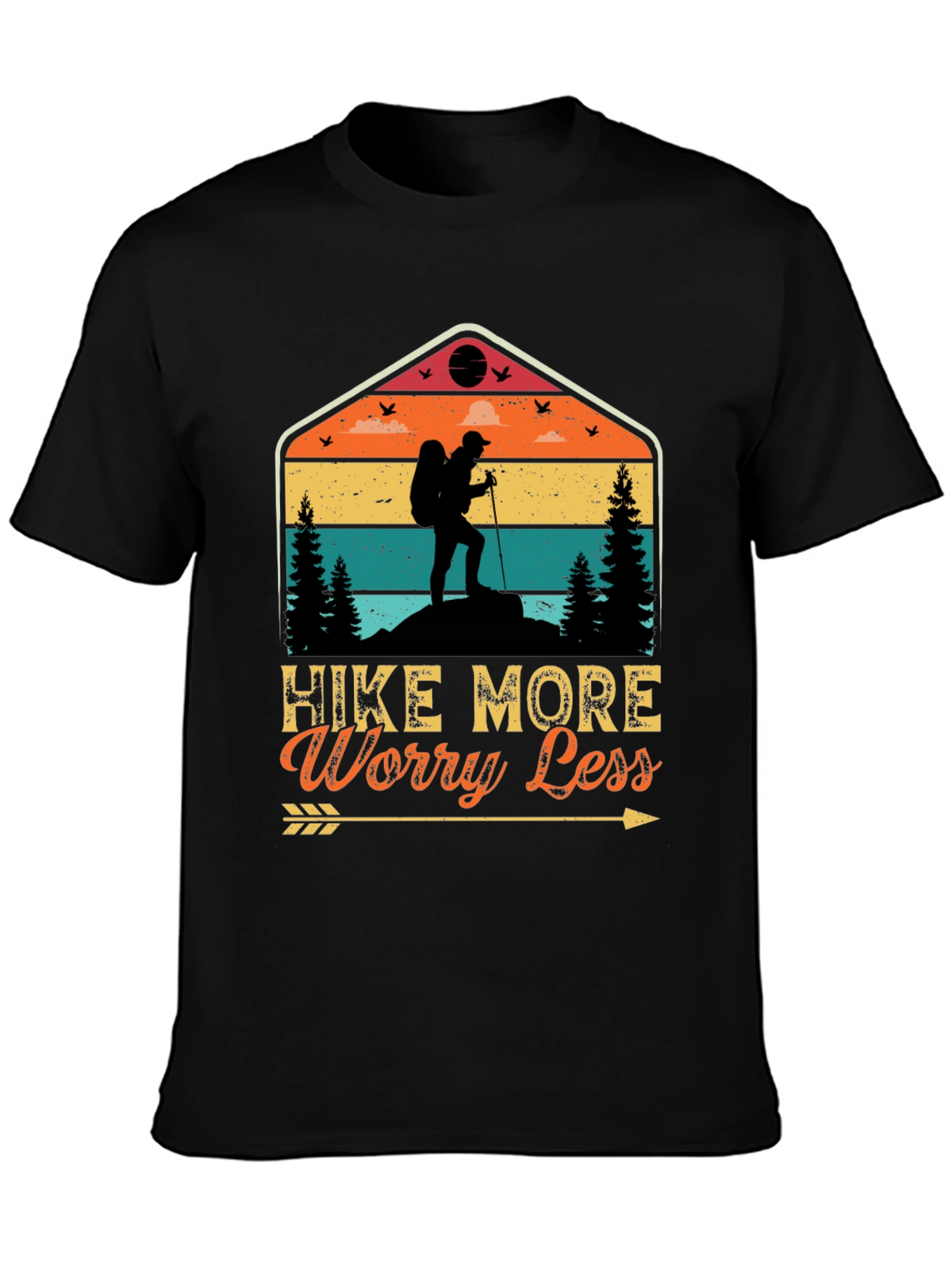 Hike More Worry Less Graphic Tee