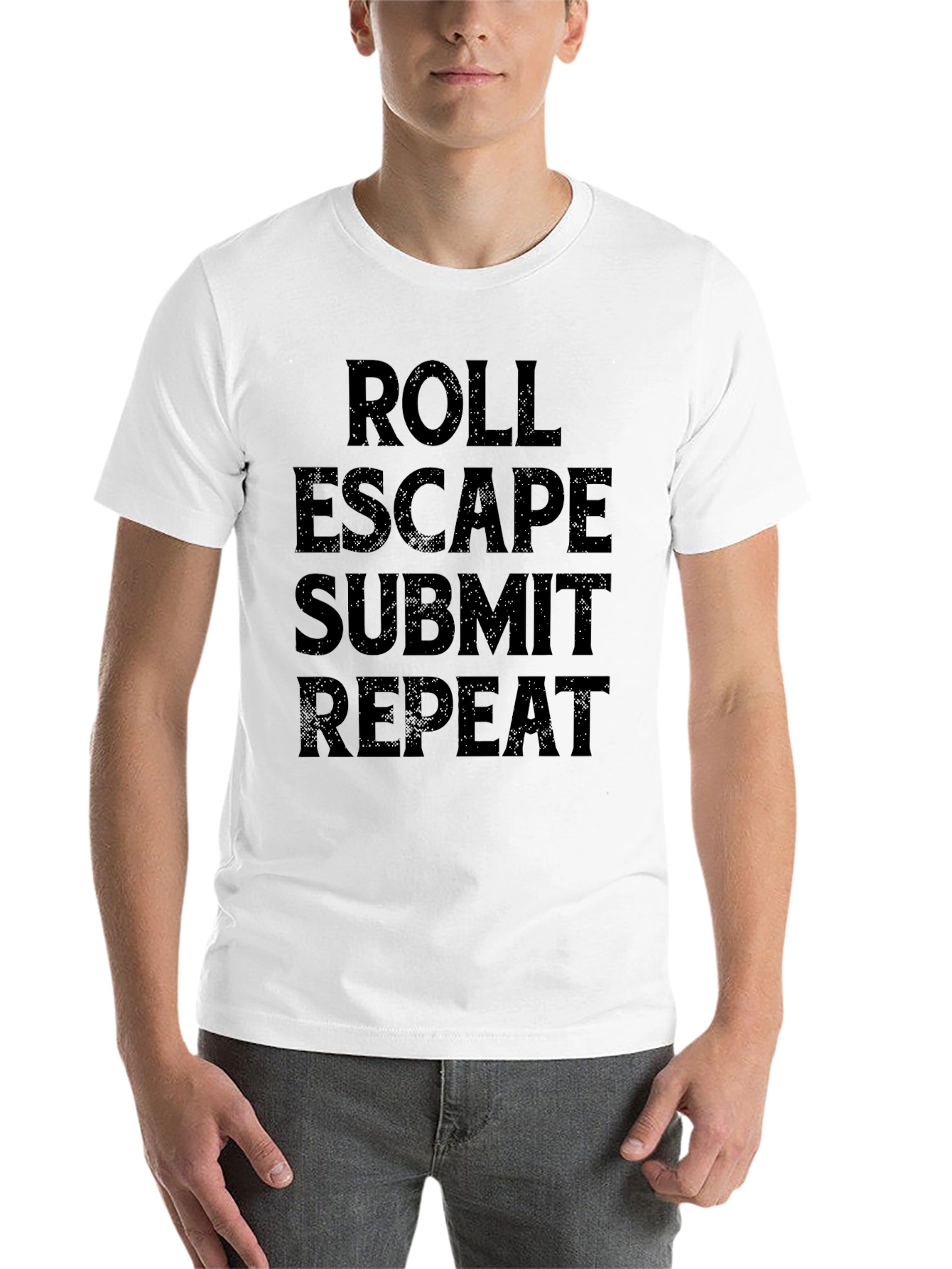 Roll Escape Submit Repeat Black T-Shirt
