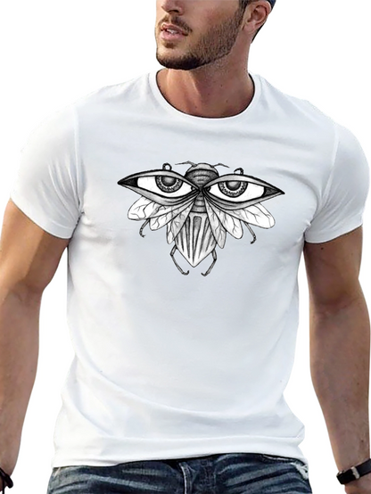 Eye-Catching Fly Graphic T-Shirt - Unique Design