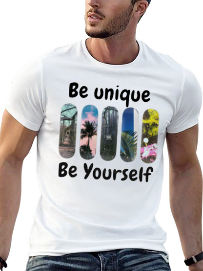 Unique Skateboard Design Graphic Tee