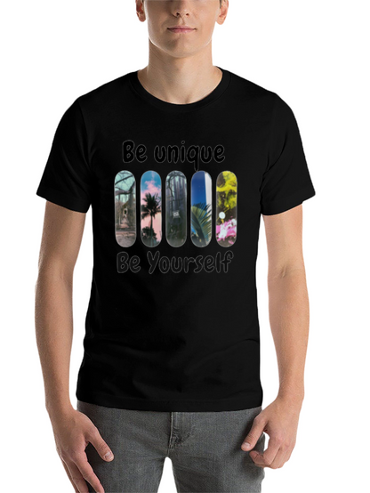 Unique Skateboard Design Graphic Tee