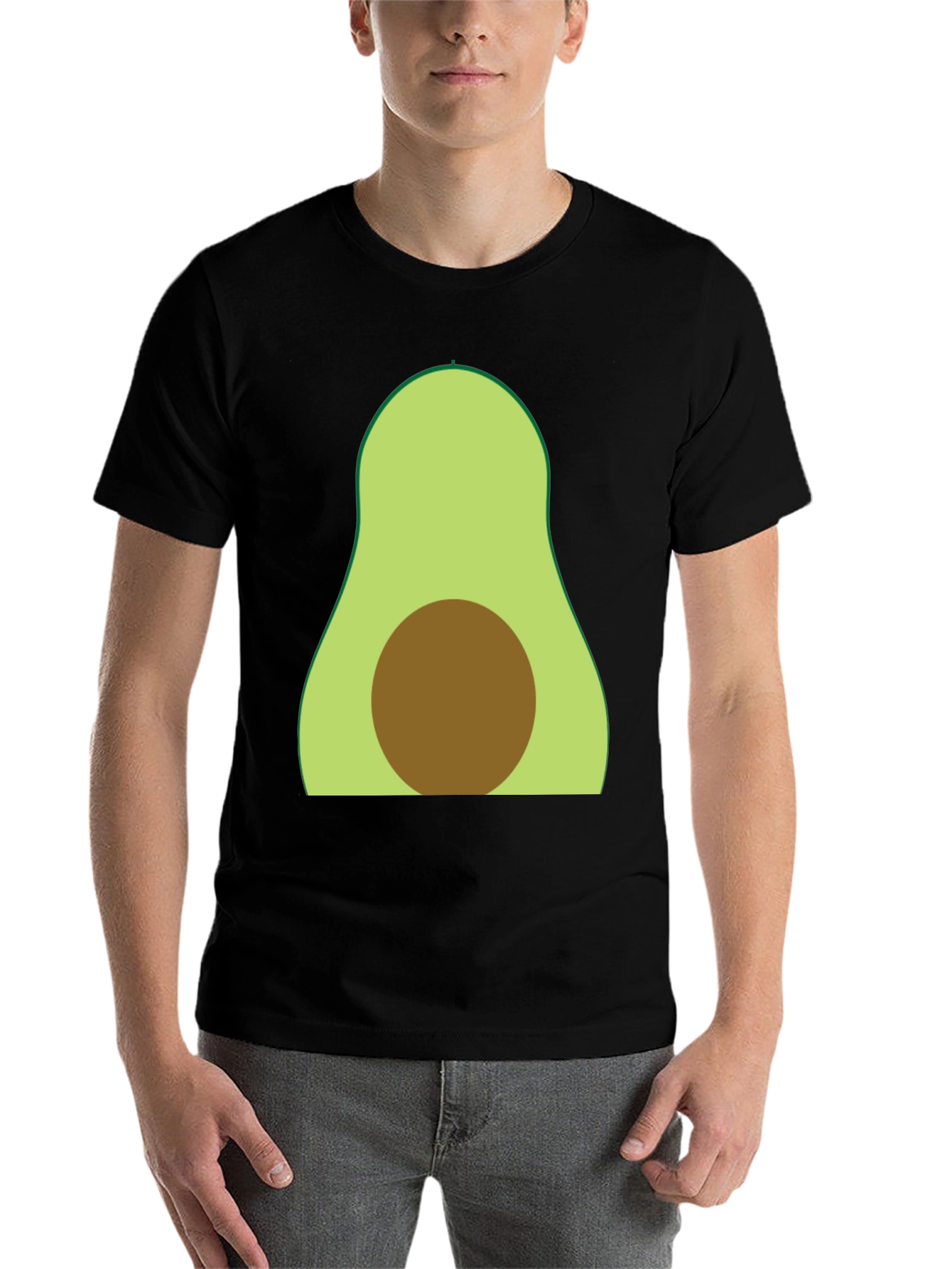 Avocado Graphic Tee - Soft Cotton Blend