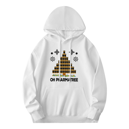 Funny Oh Pharmatree Pill Christmas Tree Hoodie, Soft Unique Daily Sweatshirt