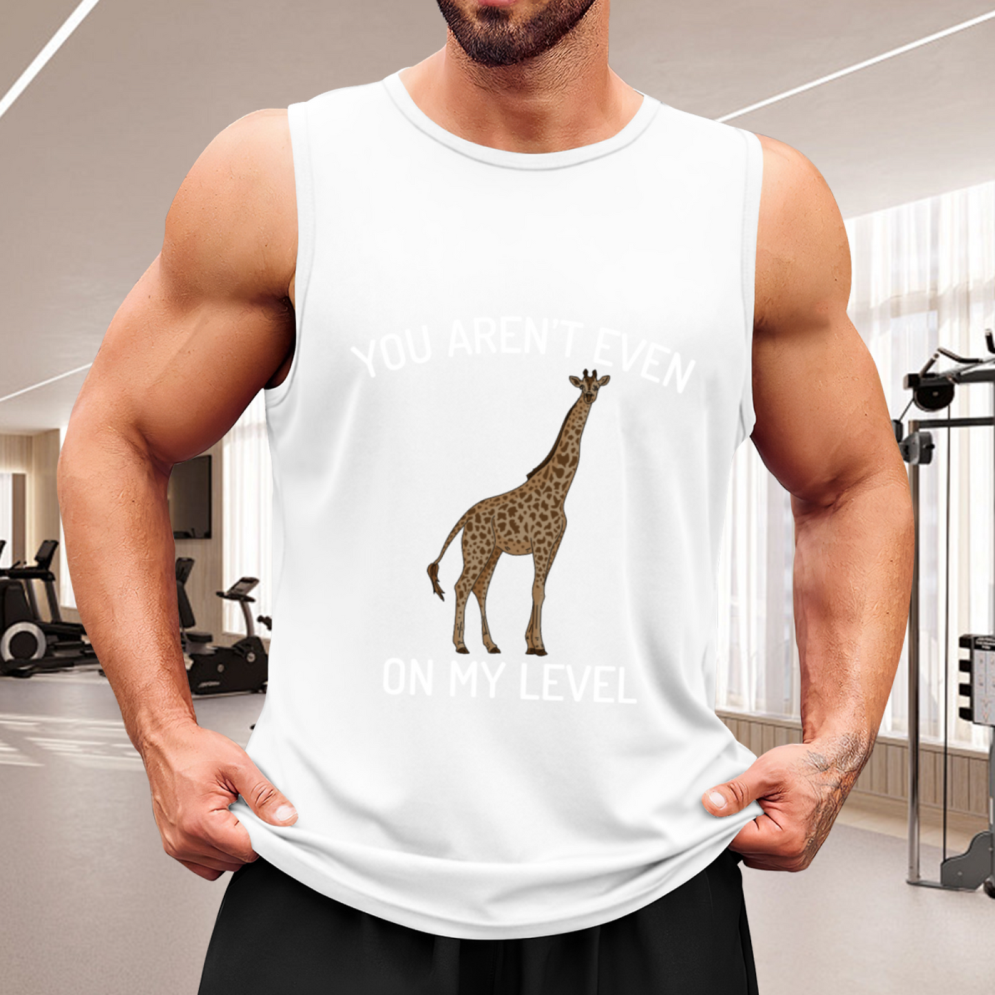 You Aren¡¯t Even On My Level Cool Giraffe Sarcasm Tank Top