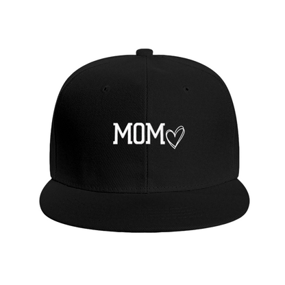 Sweet MOM Heart Pink Flat Brim Mother¡¯s Day Casual Hat