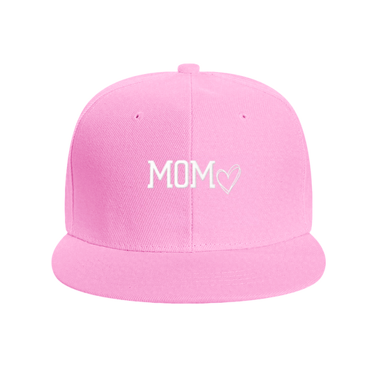 Sweet MOM Heart Pink Flat Brim Mother¡¯s Day Casual Hat
