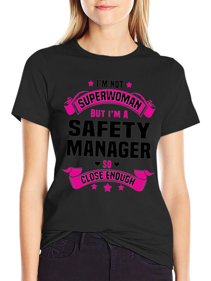 Safety Manager Superwoman Graphic Tee