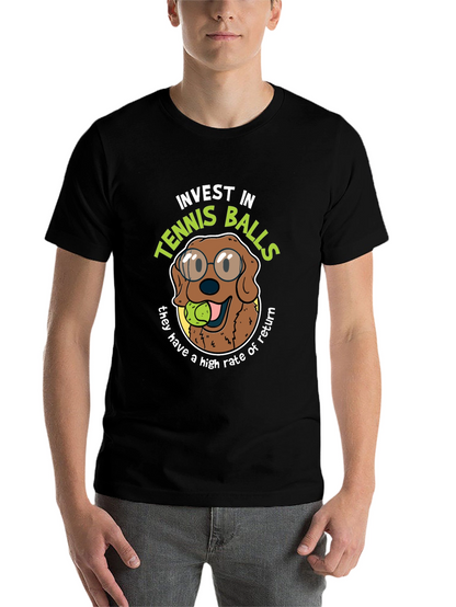 Invest in Tennis Balls Funny Dog T-Shirt