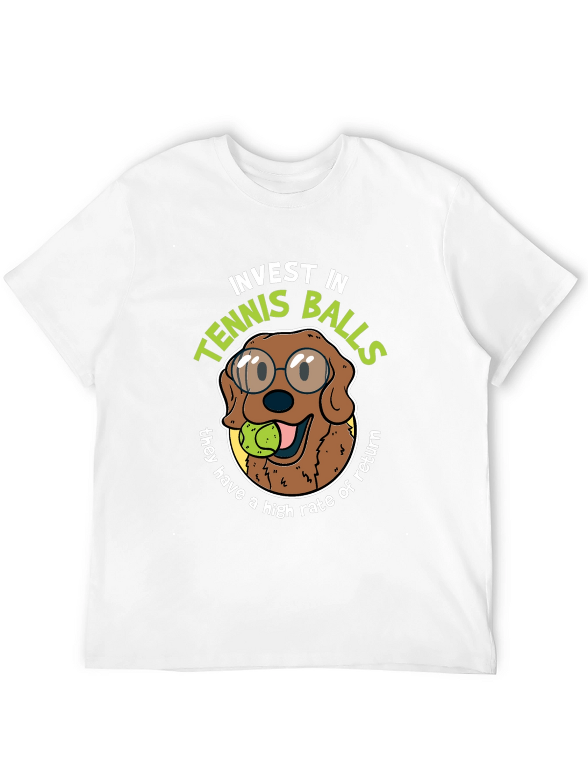 Invest in Tennis Balls Funny Dog T-Shirt