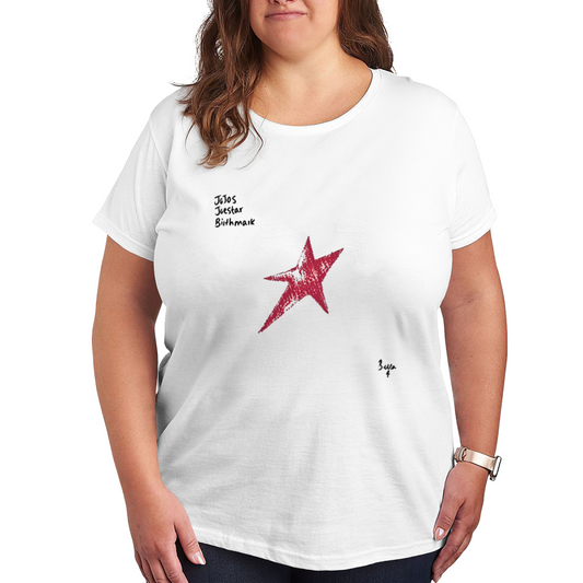 JoJo's Bizarre Adventure Joestar Star Birthmark Plus Size Women Tee