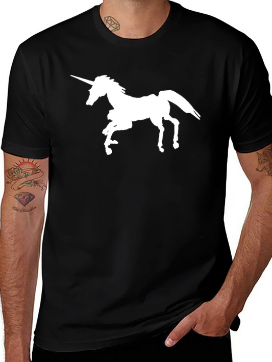 Unicorn Graphic Tee - Classic Black Cotton