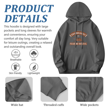 Entomologist Fear No Weevil Insect Men Hoodie, Comfort Daily Sweatshirt
