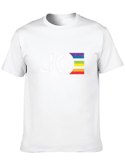 JO LGBTQ+ Pride Rainbow T-Shirt - Black Cotton Tee