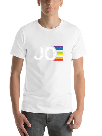 JO LGBTQ+ Pride Rainbow T-Shirt - Black Cotton Tee