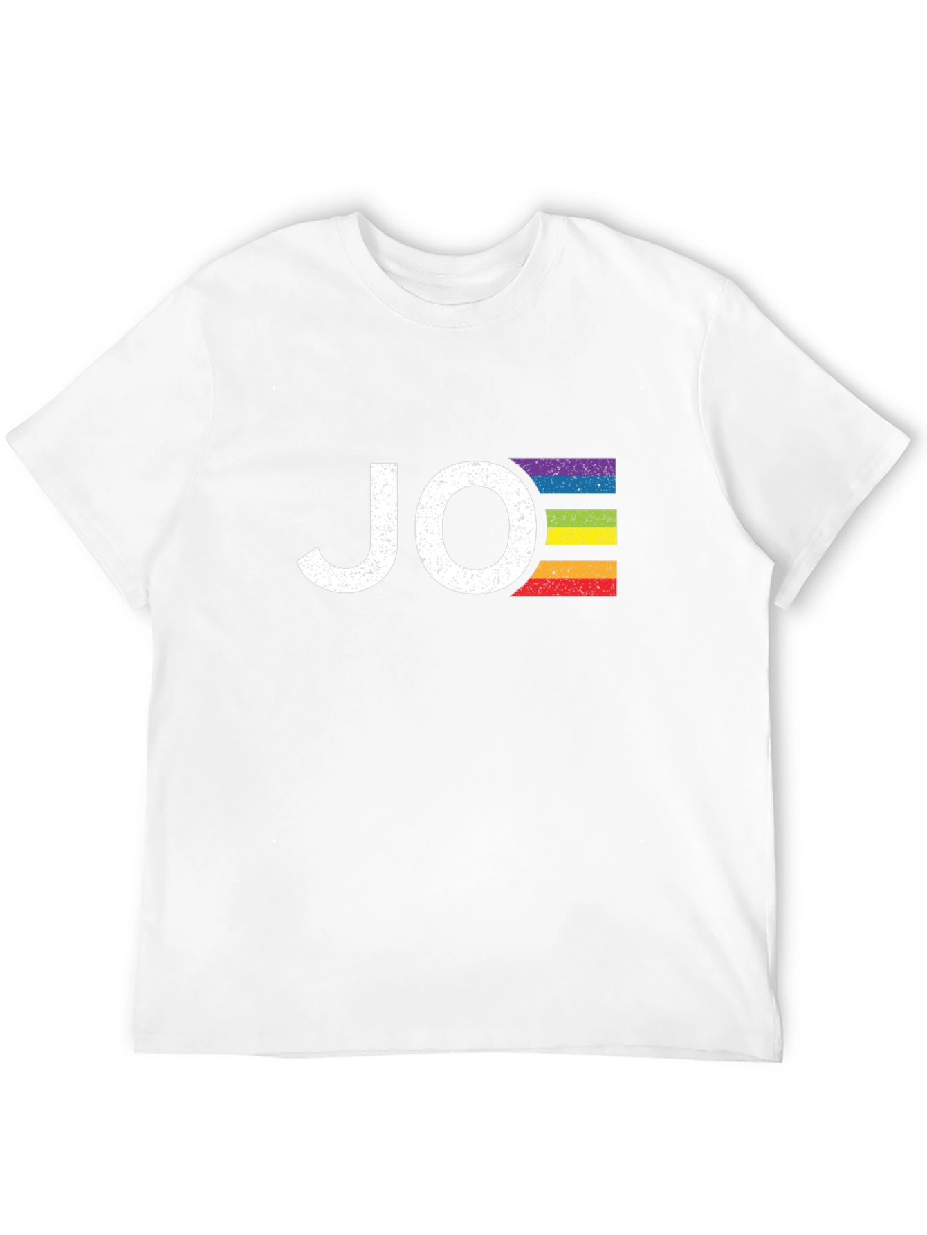 JO LGBTQ+ Pride Rainbow T-Shirt - Black Cotton Tee