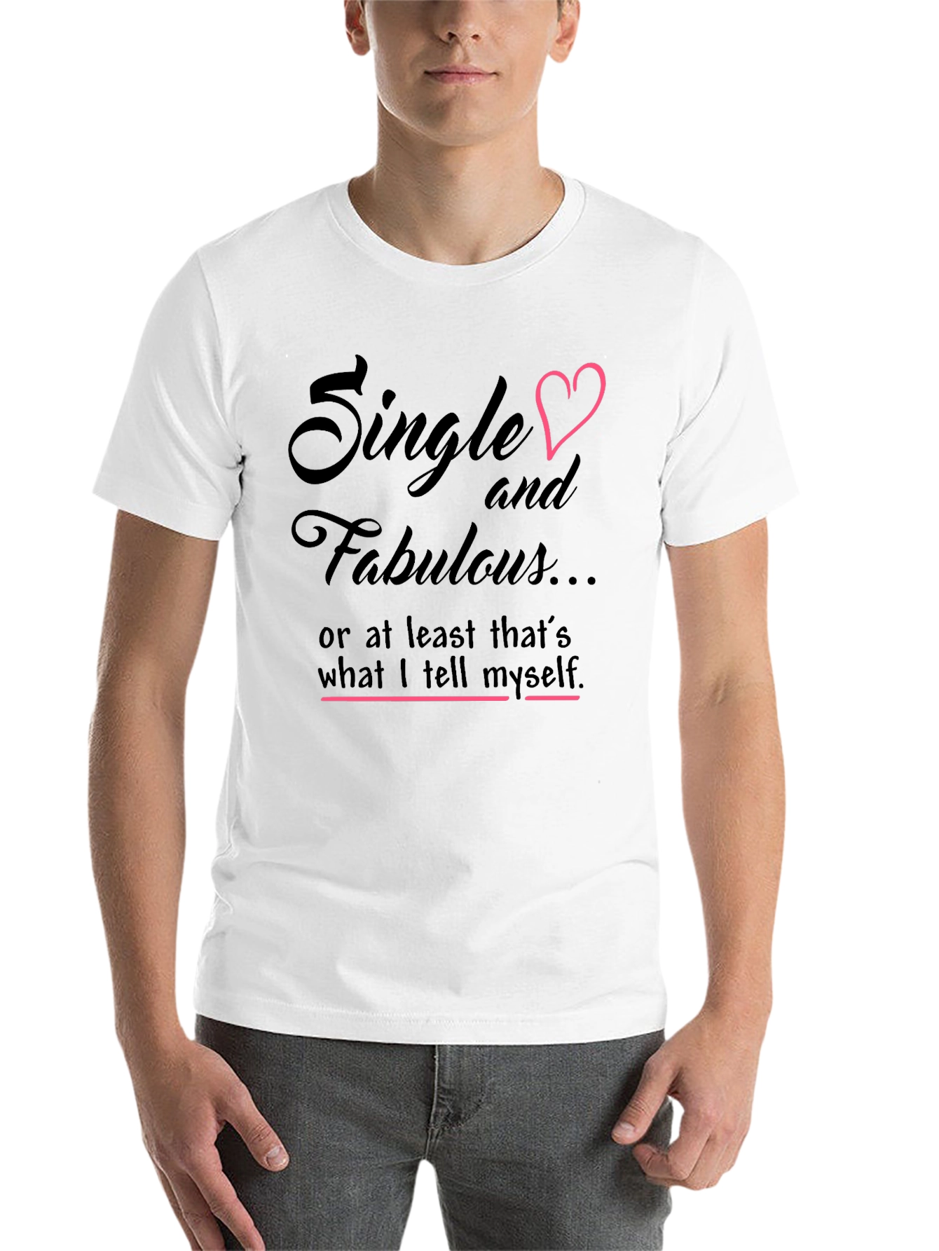 Single & Fabulous Graphic Tee - Black Cotton Shirt