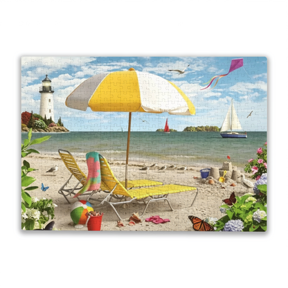 Vibrant Tropical Parrot Jungle Exotic Bird Nature Puzzle