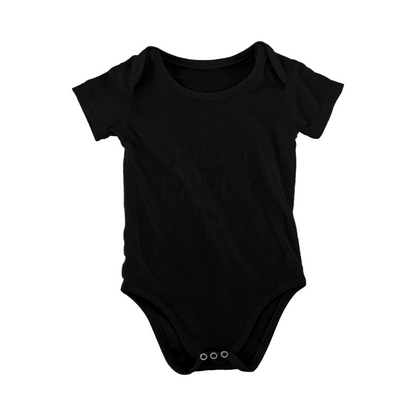 Sorry Daddy You Now Have Two Bosses Funny Newborn Bodysuit