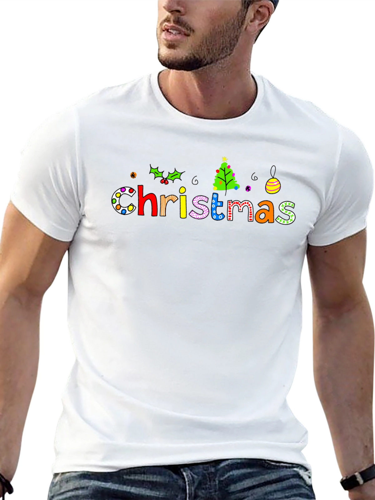 Festive Christmas Graphic T-Shirt